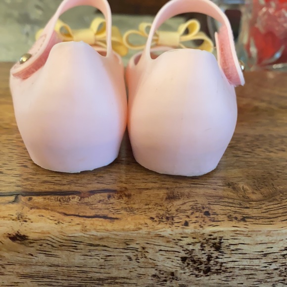 Whim & Wander pink bow peep toe maryjanes 6 - Picture 4 of 4